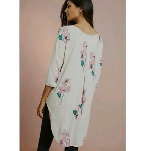 Anthropologie Floreat Oversized Floral Tee - Picture 3 of 12